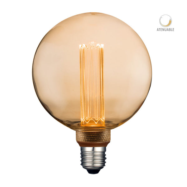 Foco LED vintage, atenuable, 3.5 W, Luz suave cálida, Base E27