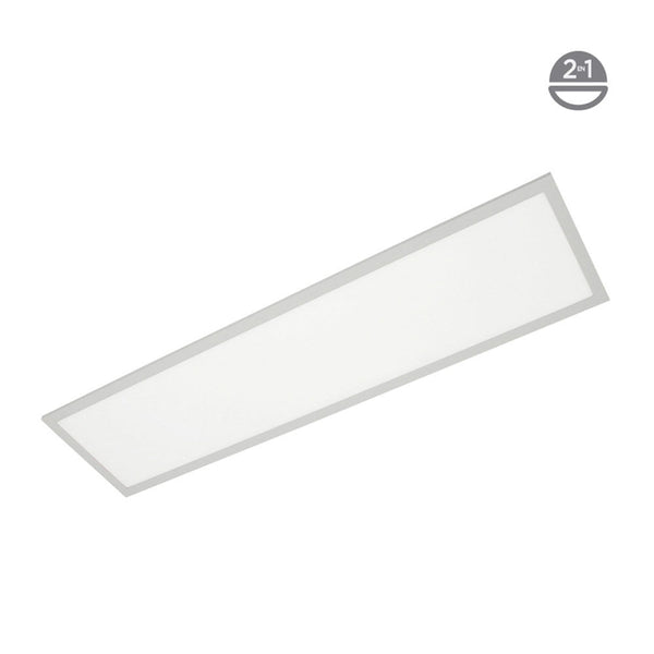 Panel LED 1x4 Suspendido/Empotrado, 45 W, Luz Blanca Neutra, No atenuable, LED integrado