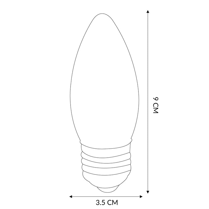 Bombilla FOCO VELA LED 